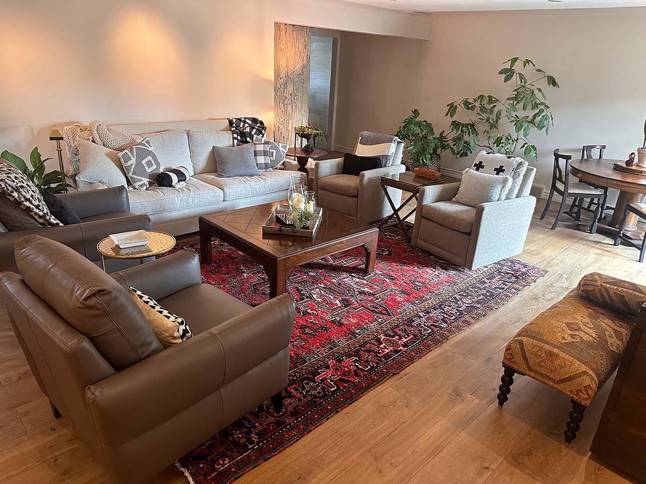 Area Rug In Customers Home
