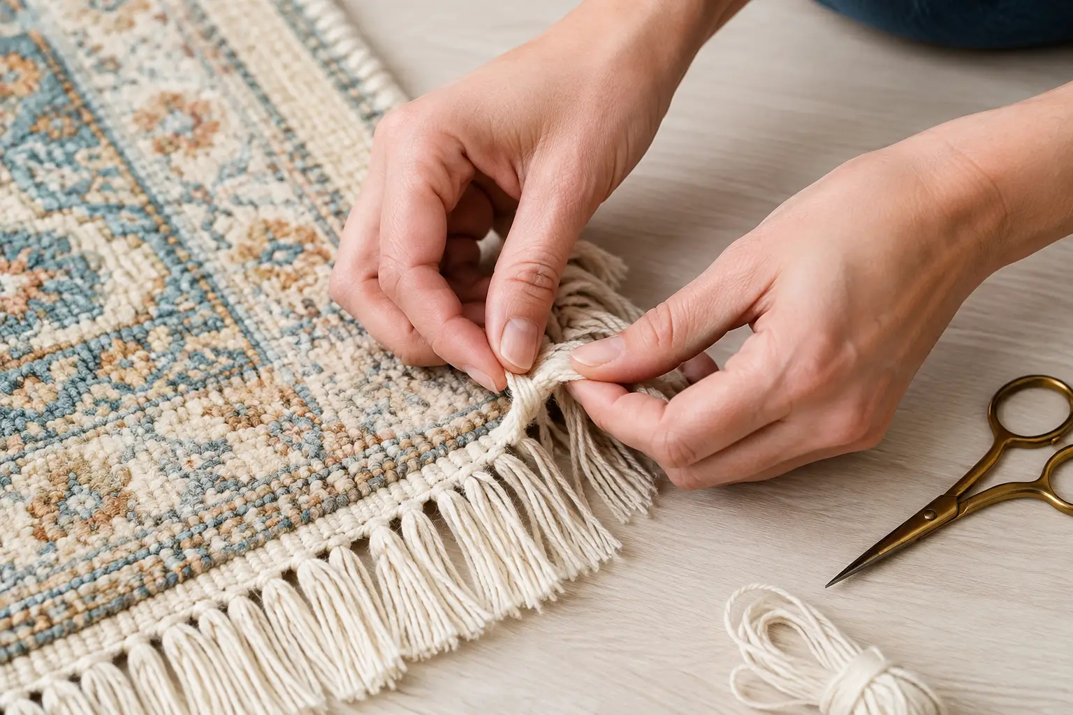 How to Repair Rug Fringe Without Hurting It